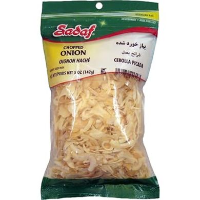 Sadaf Dried Onion Slices: Kosher, Resealable, 5 Oz 
