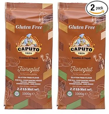 Antimo Caputo Gluten-Free Pizza Flour (2.2lb, 2-Pack) 
