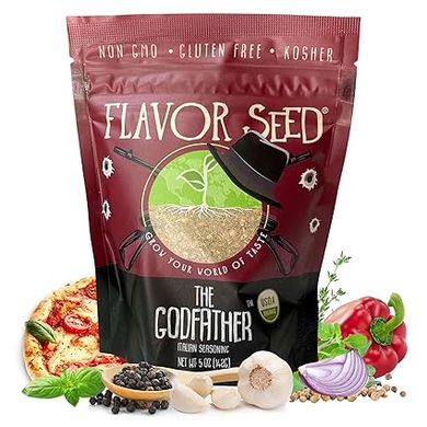 Organic Italian Seasoning - Mediterranean Herbs & Spices, Non GMO, Kosher, Vegan, Gluten Free 
