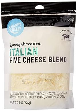 Happy Belly Italian 5 Cheese Shreds 
