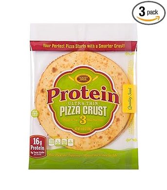 Golden Home Bakery Protein Ultra Thin Pizza Crust (3 Pack, 7") 
