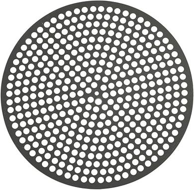 LloydPans Quik-Disks: 16-inch Perforated Pre-Seasoned Pizza Pan
