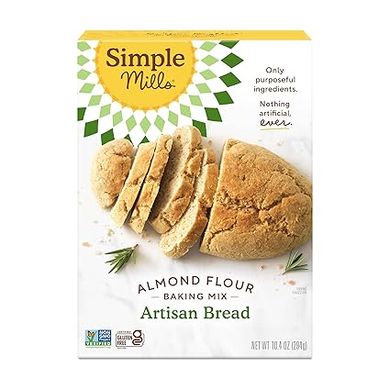 Simple Mills Almond Flour Artisan Bread Mix (Gluten-Free, Paleo) 
