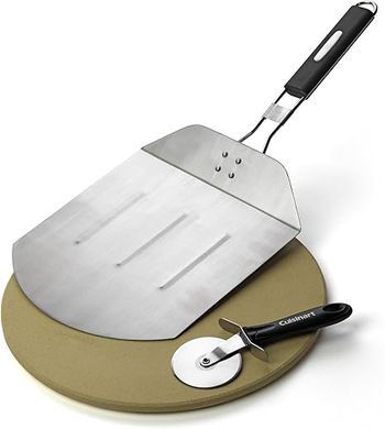 Cuisinart 3-Piece Stainless Steel Pizza Grilling Set 
