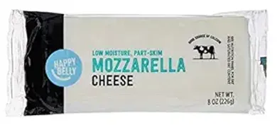 Happy Belly Mozzarella Cheese Block (8 oz) 
