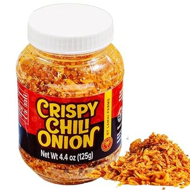 Crispy Chili Onion: Vegan, Gluten-Free Topping for Ramen, Sushi & More 
