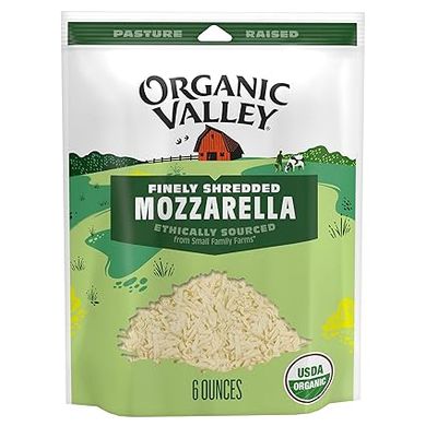 Organic Valley Shredded Mozzarella Cheese 
