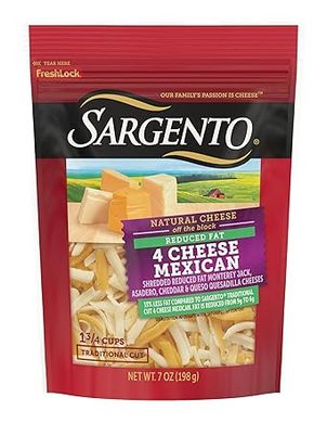 Sargento Reduced Fat 4 Cheese Mexican Blend 
