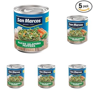 San Marcos Sliced Jalapeno Peppers (5-Pack) 
