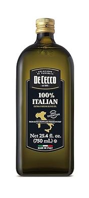 De Cecco Extra Virgin Olive Oil: Made in Italy, Cold-Pressed, Perfect for Roasting & Grilling (25.4 fl oz) 
