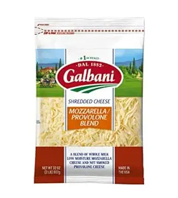 Galbani Shredded Mozzarella & Provolone Cheese (32 oz) 
