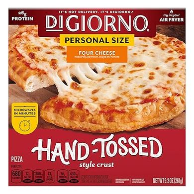 DiGiorno Four Cheese Personal Pizza, Hand-Tossed Crust 
