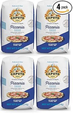 Mulino Caputo 00 Pizzeria Flour (4 x 1 Kilo Bags) 
