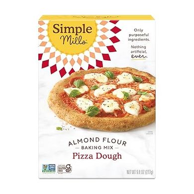 Simple Mills Almond Flour Cauliflower Pizza Dough - Gluten-Free, Vegan 
