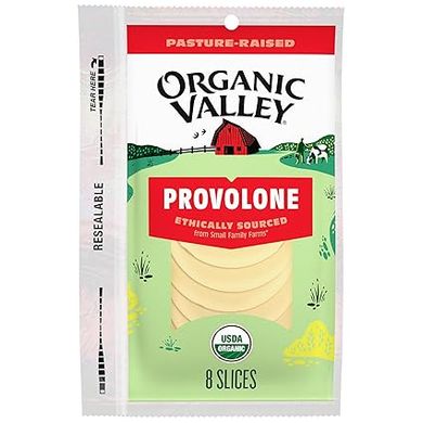 Organic Valley Provolone Cheese Slices 
