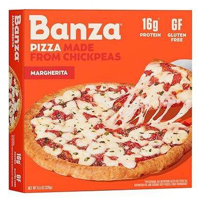 Banza Margherita Chickpea Pizza: Gluten-Free & High Protein 
