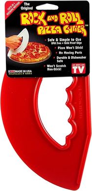 Red Rocking Pizza Cutter (9-inch, Non-Stick, Made in USA)
