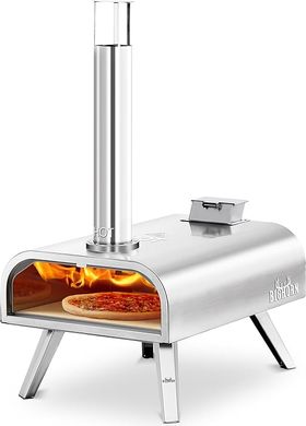 Big Horn Outdoors 16" Portable Wood Pellet Pizza Oven
