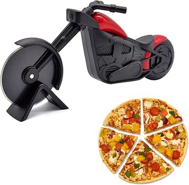 Premium Stainless Steel Pizza Cutter: Sharp, Rustproof Blade for Pizza, Cakes & More
