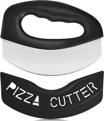 Urbanstrive Heavy-Duty Stainless Steel Pizza Cutter: Sharp, durable blade with cover.