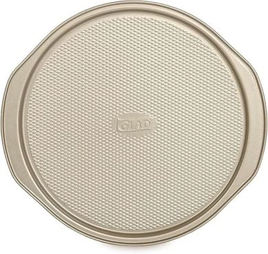 Glad Nonstick Pizza Pan: Crisp, Oven-Ready Baking Tray
