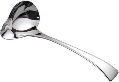 IMEEA 7-inch Stainless Steel Sauce Ladle with Pour Spout
