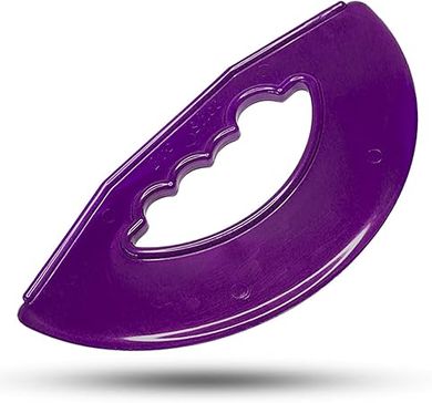 Purple Crisp Pizza Cutter: Non-stick, rocking, easy-clean, dishwasher-safe.
