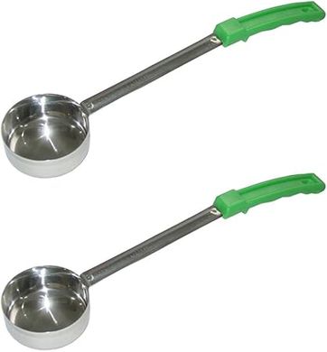 Stainless Steel Pizza Sauce Ladles (2-Pack, 2oz/4oz)
