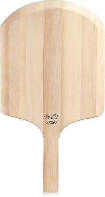 Restaurant-Grade 14"x12" Wooden Pizza Peel with 8" Handle
