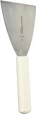 Dexter-Russell Basics Scraper: 8-1/2" Stainless Steel Blade, Stiff, Polypropylene Handle
