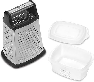 Cuisinart Silver Box Grater with Storage
