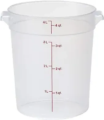 Cambro Camwear® 4-Quart Round Food Container
