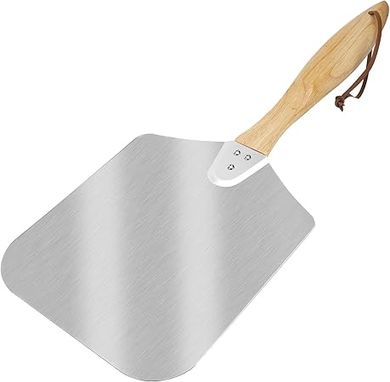 Skyflame 14x16" Aluminum Pizza Peel with Wooden Handle –  Bake perfect pizzas and bread.
