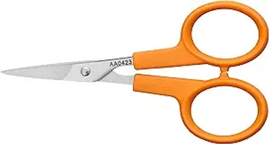 Fiskars Orange Detail Scissors: Stainless Steel, Ambidextrous.
