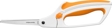 Fiskars Easy Action Fabric Scissors: Spring-Assisted, Stainless Steel, Precision Blades.
