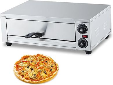 16-Inch Stainless Steel Commercial Pizza Oven
or
Commercial-Grade 16" Indoor Pizza Oven
