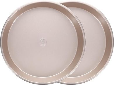 12.7" Carbon Steel Deep Dish Pizza Pan (2-piece set)
