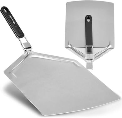 Large Stainless Steel Pizza Peel with Folding Handle
