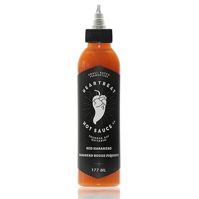 Heartbeat Red Habanero Hot Sauce: Small Batch, Vegan, Gluten & Preservative Free (Featured on Hot Ones!)
