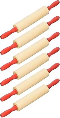 Miniature Wooden Rolling Pins (6-pack)
