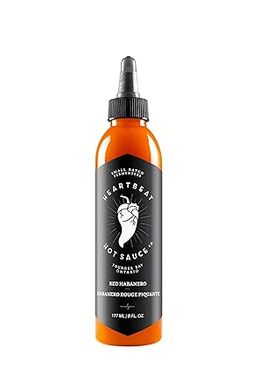 Heartbeat Red Habanero Hot Sauce: Small Batch, Vegan, Gluten & Preservative Free (Featured on Hot Ones)
