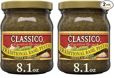 Classico Basil Pesto: Two 8.1 oz Jars
