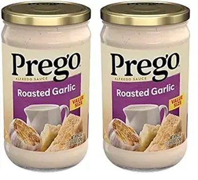 Prego Roasted Garlic Alfredo Sauce (2-pack, 22oz jars)
