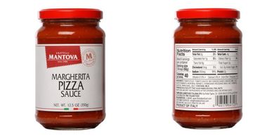 Mantova Margherita Pizza Sauce (Gluten-Free, No Added Sugar) 2-Pack
