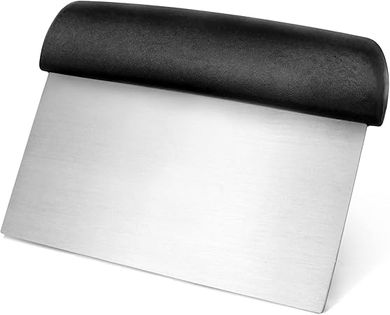 Star Foodservice Plastic Dough Scraper (6x3", Black)
