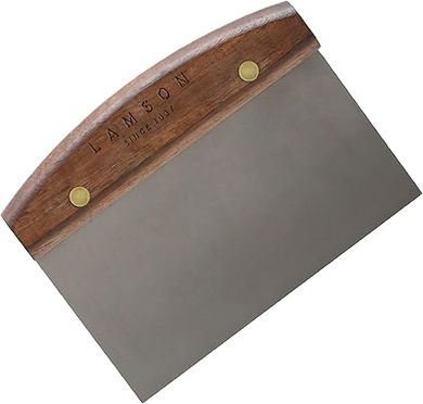 Lamson Walnut Handle Dough Scraper (4"x6")
