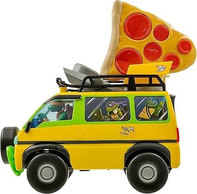 TMNT Pizza Blaster RC Vehicle: 6 Foam Pizza Launchers
